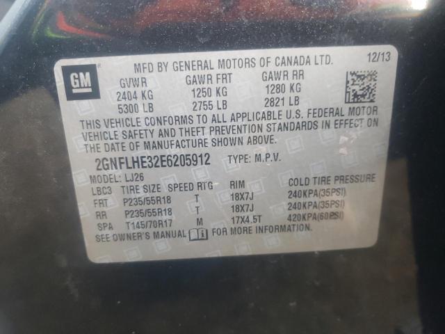 2GNFLHE32E6205912 | 2014 CHEVROLET EQUINOX LT