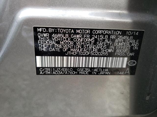 JTHCF1D20F5020255 Lexus IS 250