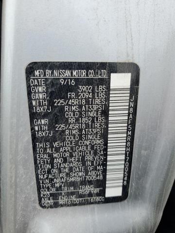 2017 NISSAN JUKE S - JN8AF5MR8HT700548