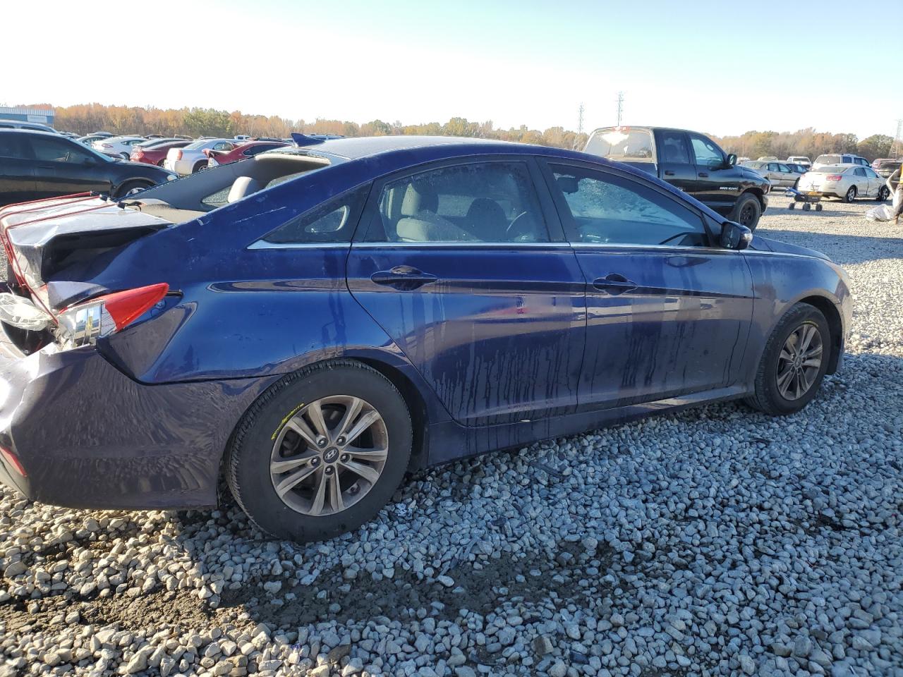 Lot #2505821377 2014 HYUNDAI SONATA GLS