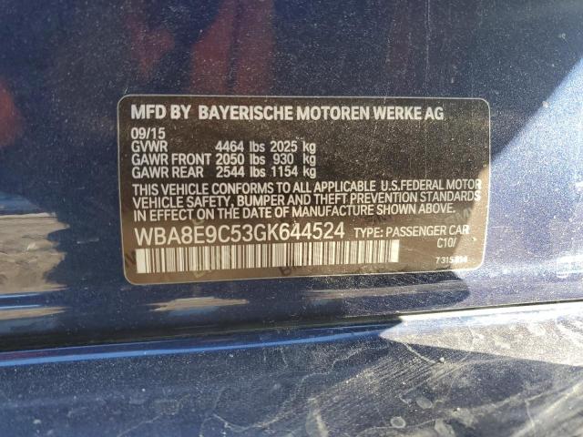 WBA8E9C53GK644524 | 2016 BMW 328 I SULE