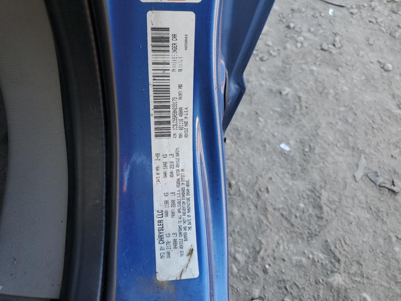 1C3LC55R58N233173 2008 Chrysler Sebring Touring