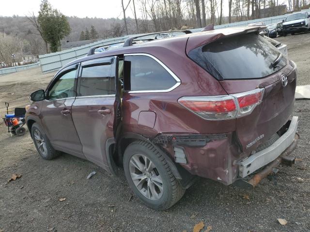 VIN 5TDBKRFH1ES041195 2014 Toyota Highlander, LE no.2