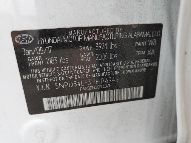2017 HYUNDAI ELANTRA SE - 5NPD84LF3HH176945