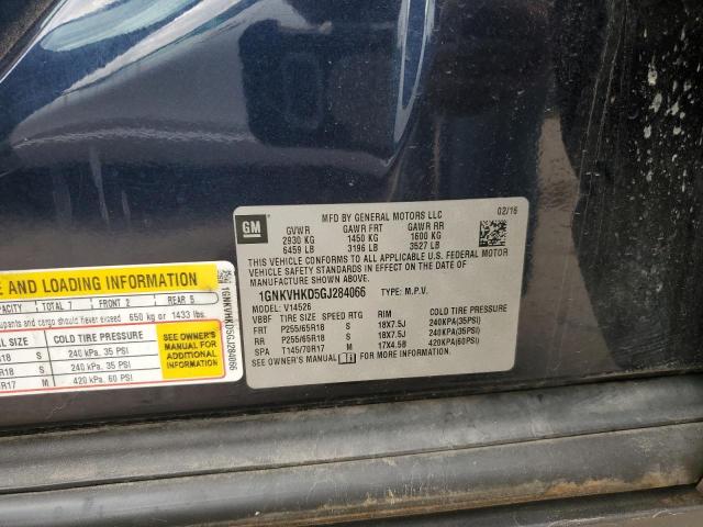 1GNKVHKD5GJ284066 2016 Chevrolet Traverse Lt