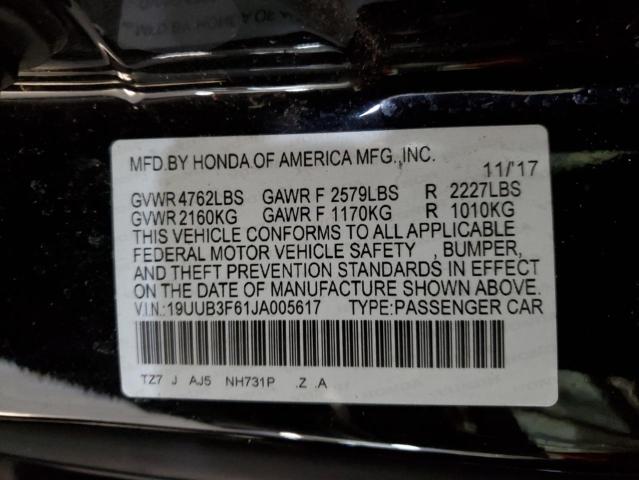 2018 ACURA TLX TECH+A - 19UUB3F61JA005617
