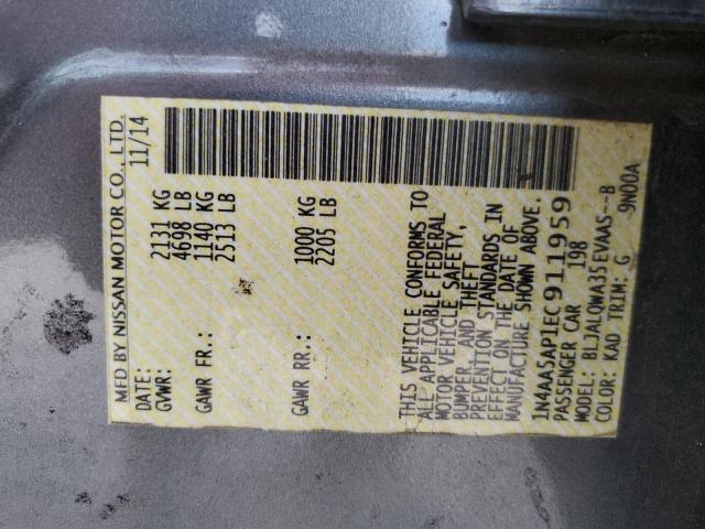 1N4AA5AP1EC911959 Nissan MAXIMA S
