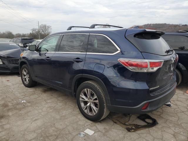 VIN 5TDKKRFH2ES018945 2014 Toyota Highlander, Xle no.2