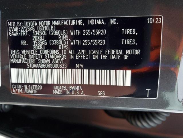 2024 LEXUS TX 350 BAS 5TDAAAB60RS000633
