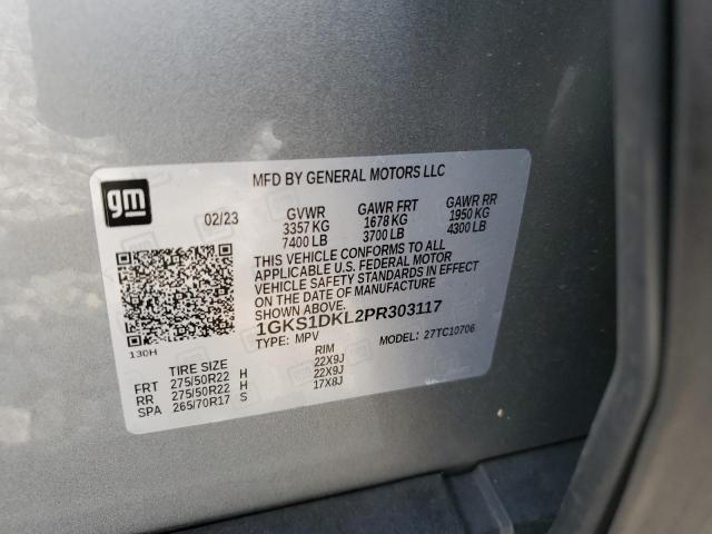 1GKS1DKL2PR303117 | 2023 GMC YUKON DENA