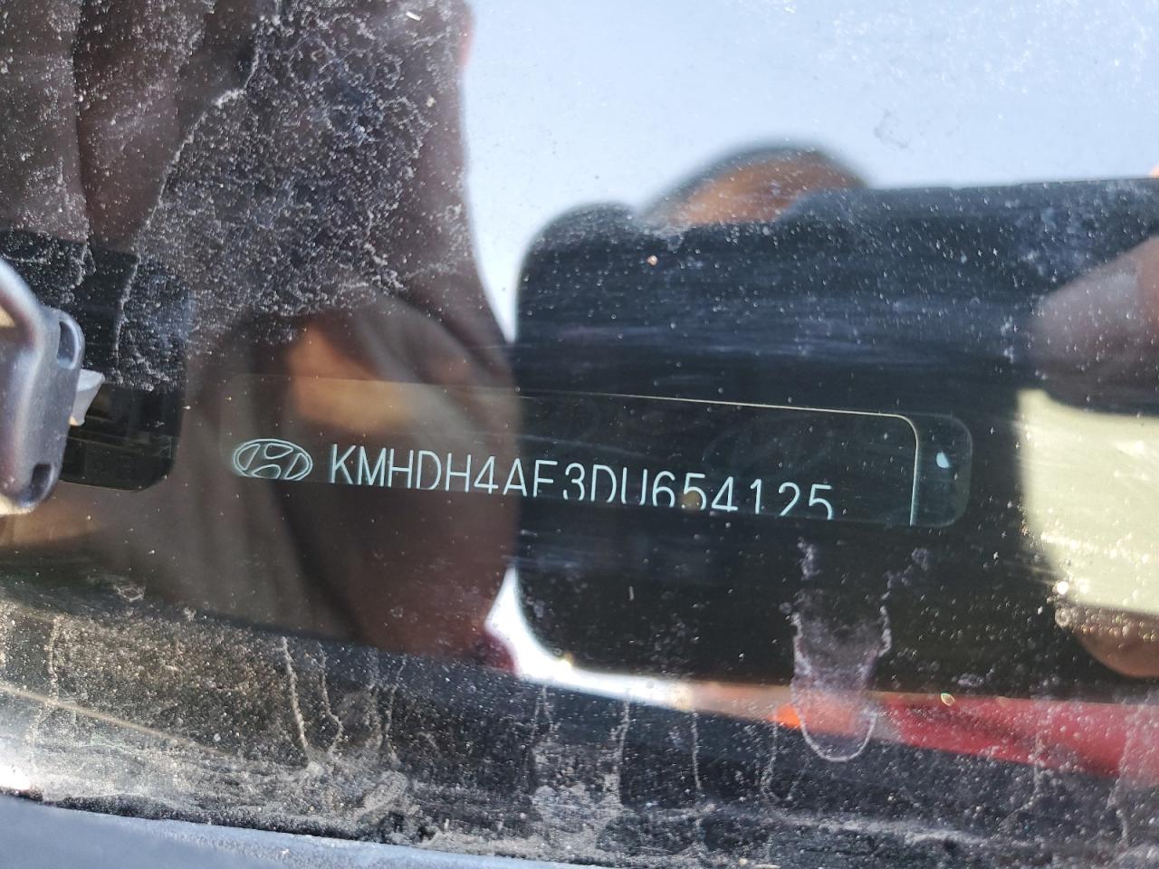 KMHDH4AE3DU654125 2013 Hyundai Elantra Gls