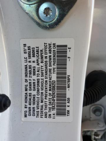 19XZE4F92KE006253 Honda Insight Touring