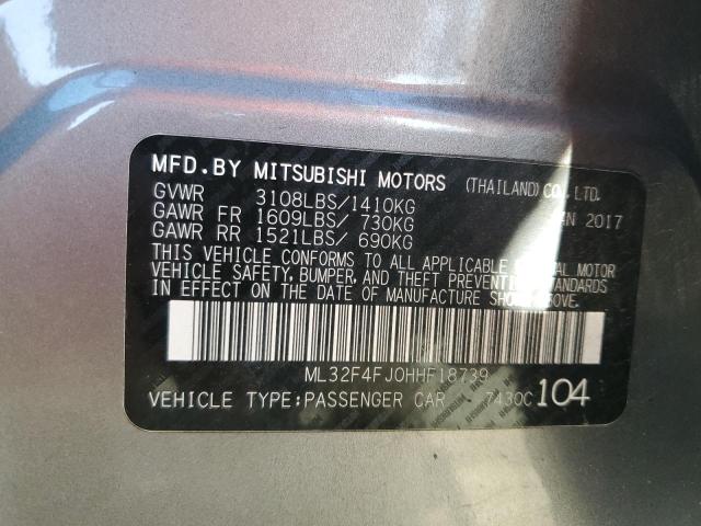 ML32F4FJ0HHF18739 | 2017 MITSUBISHI MIRAGE G4