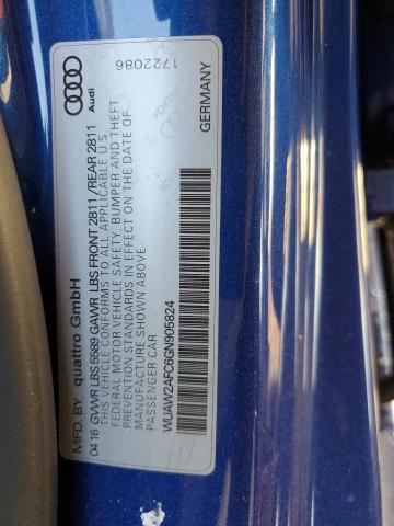 2016 AUDI RS7 WUAW2AFC6GN905824