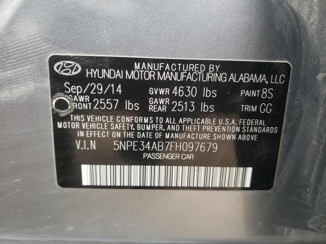 5NPE34AB7FH097679 | 2015 HYUNDAI SONATA SPO