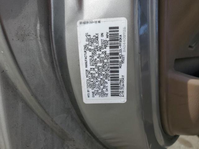 2001 Toyota Sienna Le VIN: 4T3ZF13C91U375061 Lot: 76289773