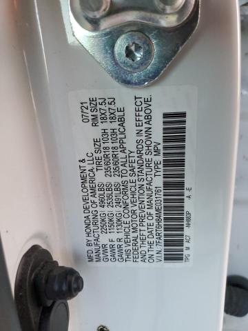 7FART6H84ME031761 | 2021 HONDA CR-V EXL