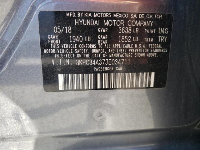 2018 HYUNDAI ACCENT LIM - 3KPC34A37JE034711
