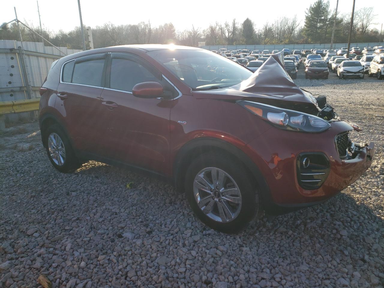 2018 Kia Sportage Lx vin: KNDPMCAC9J7417672