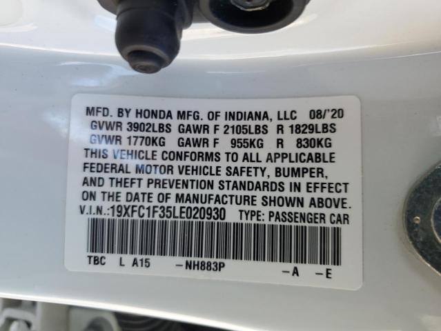 19XFC1F35LE020930 Honda CIVIC EX