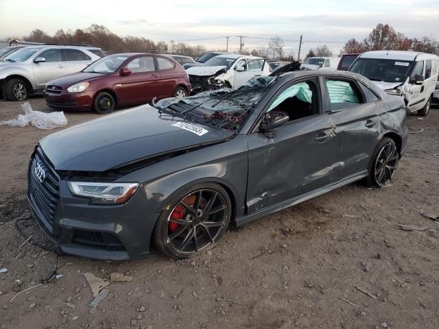 AUDI S3 PREMIUM 2018 gray  gas WAUB1GFFXJ1019299 photo #1