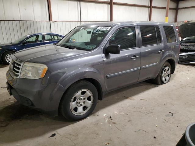 Lot #2535631256 2014 HONDA PILOT LX salvage car