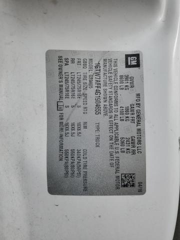 2016 GMC SAVANA G25 1GTW7AFF4G1904655