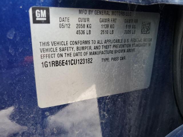 1G1RB6E41CU123182 2012 Chevrolet Volt