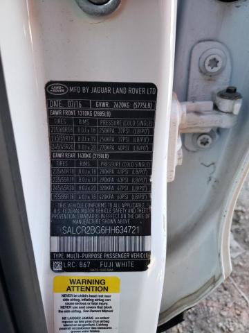SALCR2BG6HH634721 Land Rover Discovery Sport Hse