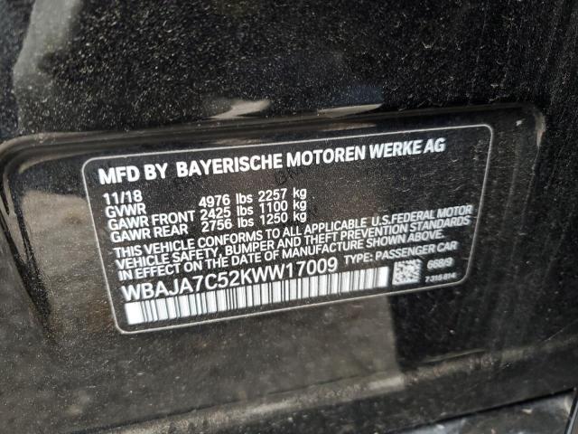 2019 BMW 530 XI - WBAJA7C52KWW17009
