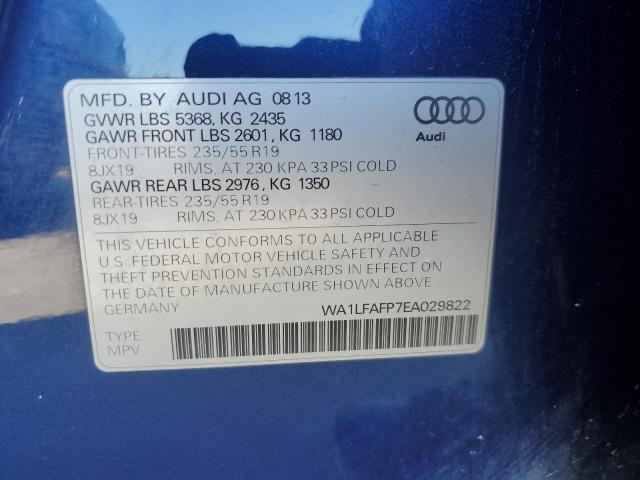 VIN WA1LFAFP7EA029822 2014 Audi Q5, Premium Plus no.14