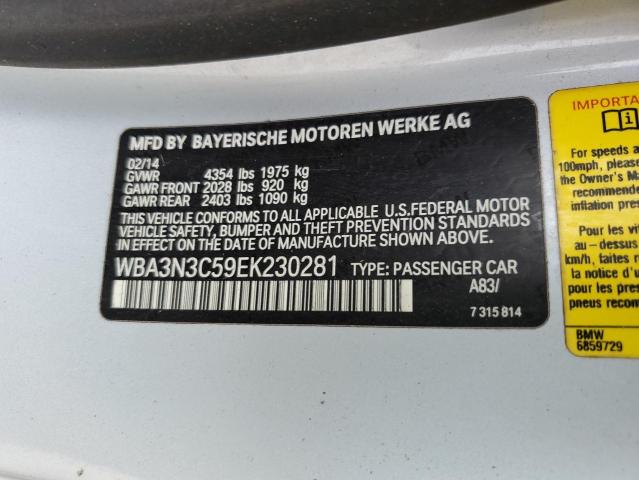 WBA3N3C59EK230281 BMW 428 I