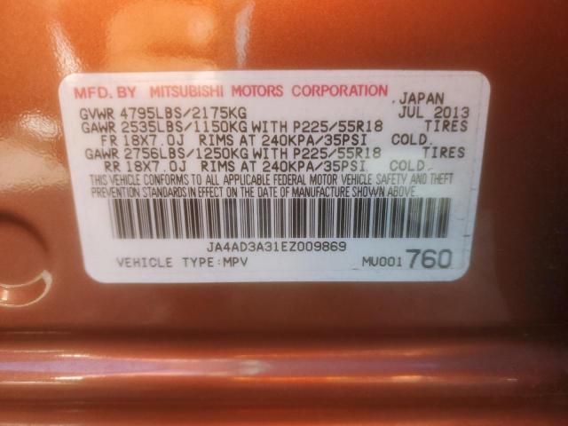 JA4AD3A31EZ009869 Mitsubishi Outlander Se