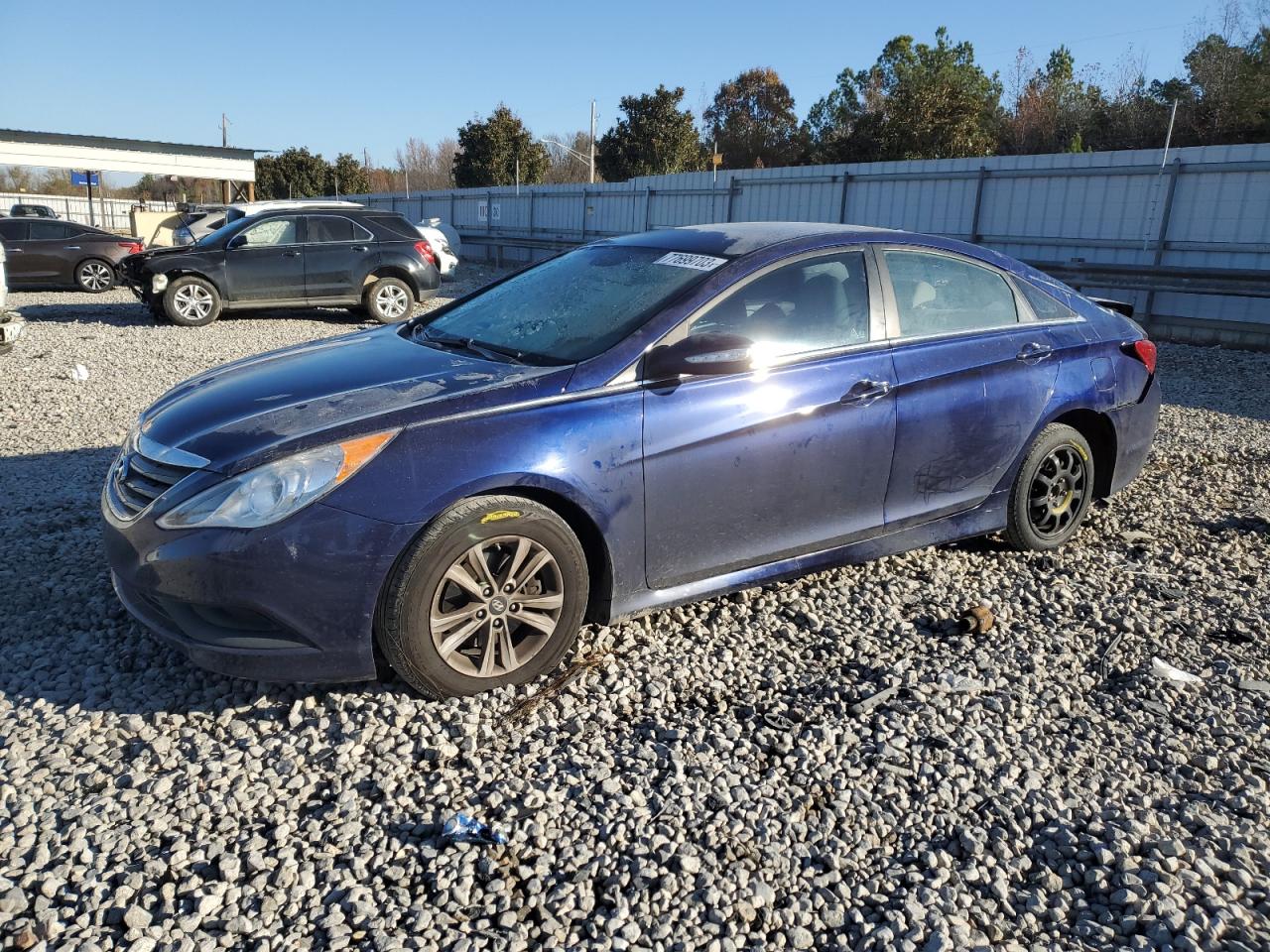 Lot #2505821377 2014 HYUNDAI SONATA GLS