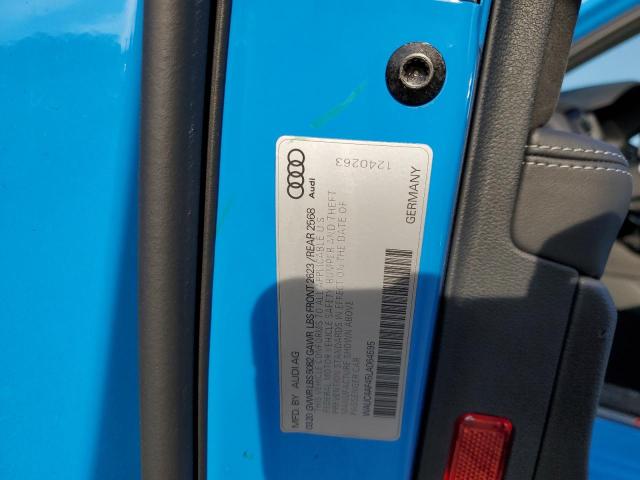 2020 AUDI S4 PRESTIG WAUC4AF45LA064595