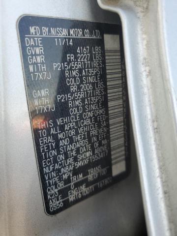 2015 NISSAN JUKE S - JN8AF5MVXFT553417