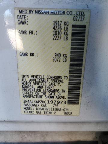 1N4AL3AP2HC197973 Nissan ALTIMA 2.5