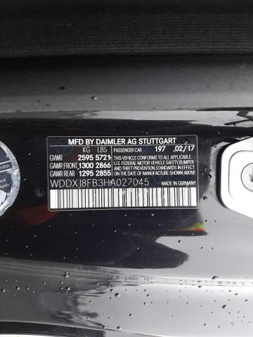 WDDXJ8FB3HA027045 Mercedes-Benz S 550