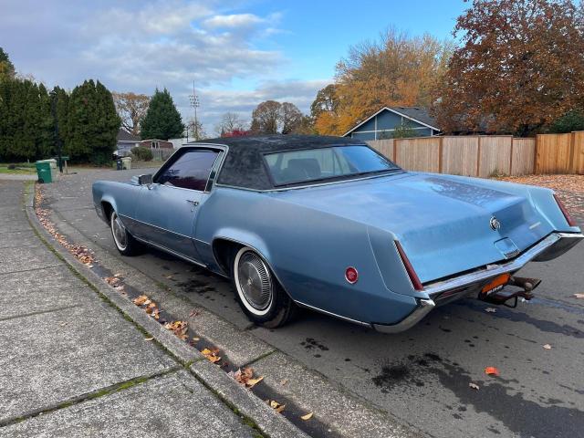 1970 Cadillac Eldorado VIN: H0187927 Lot: 75828253