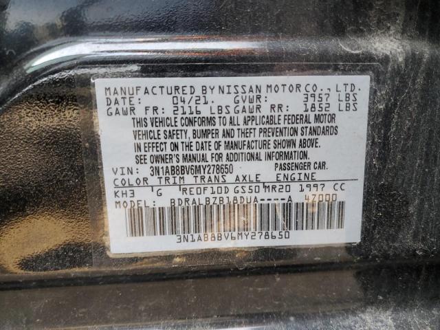 3N1AB8BV6MY278650 | 2021 Nissan sentra s