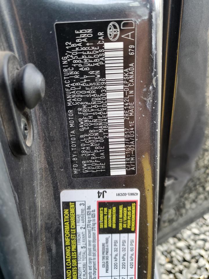 2T1BU4EEXDC003296 2013 Toyota Corolla Base