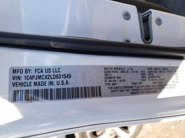1C4PJMCX2LD631549 Jeep Cherokee Latitude