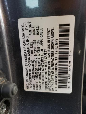 2HKRM3H33GH566713 | 2016 HONDA CR-V LX