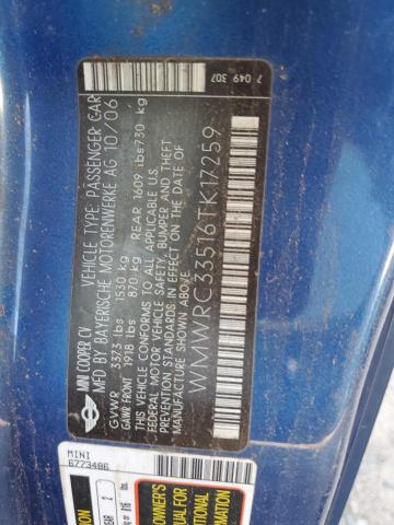 2006 MINI COOPER #2193998322