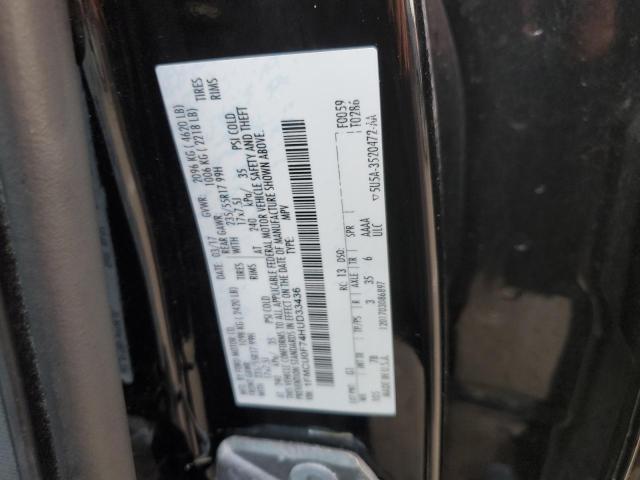 2017 Ford Escape S VIN: 1FMCU0F74HUD33436 Lot: 74379753