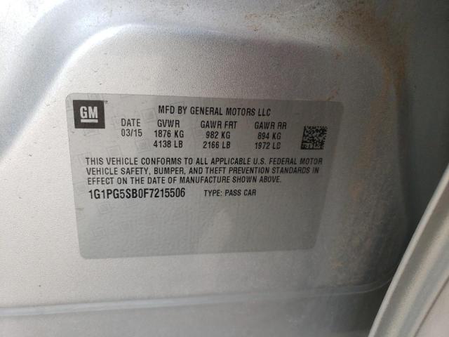 2015 CHEVROLET CRUZE LTZ - 1G1PG5SB0F7215506