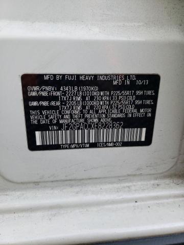 JF2GPACCXE8228362 Subaru Xv Crosstrek 2.0 Premium