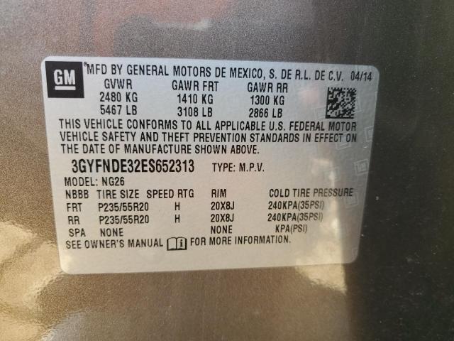 3GYFNDE32ES652313 | 2014 CADILLAC SRX PREMIU