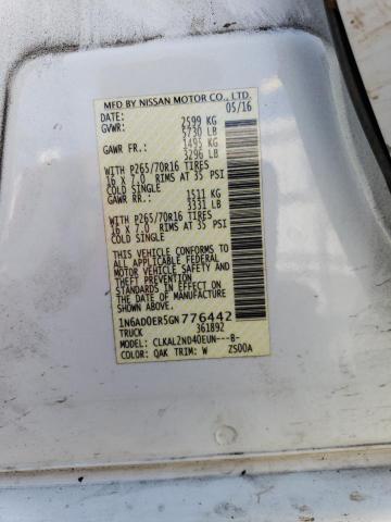 1N6AD0ER5GN776442 Nissan FRONTIER S