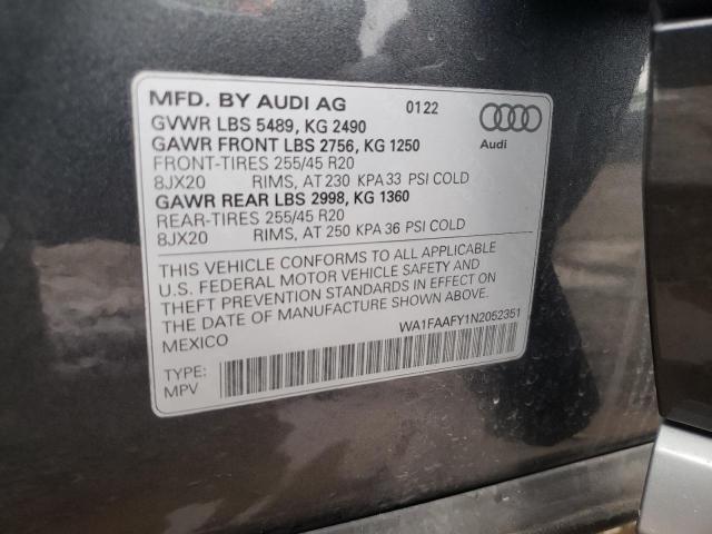 WA1FAAFY1N2052351 2022 AUDI Q5, photo no. 14